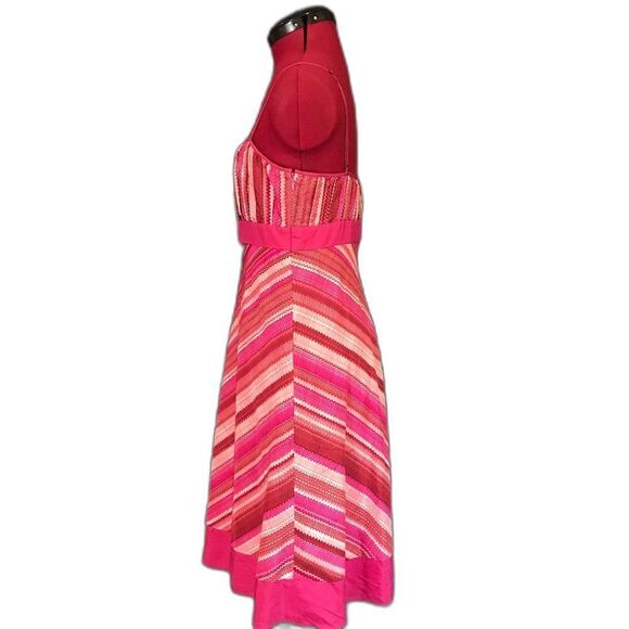 ANTONIO MELANI Pink Striped Dress - Picture 3 of 12